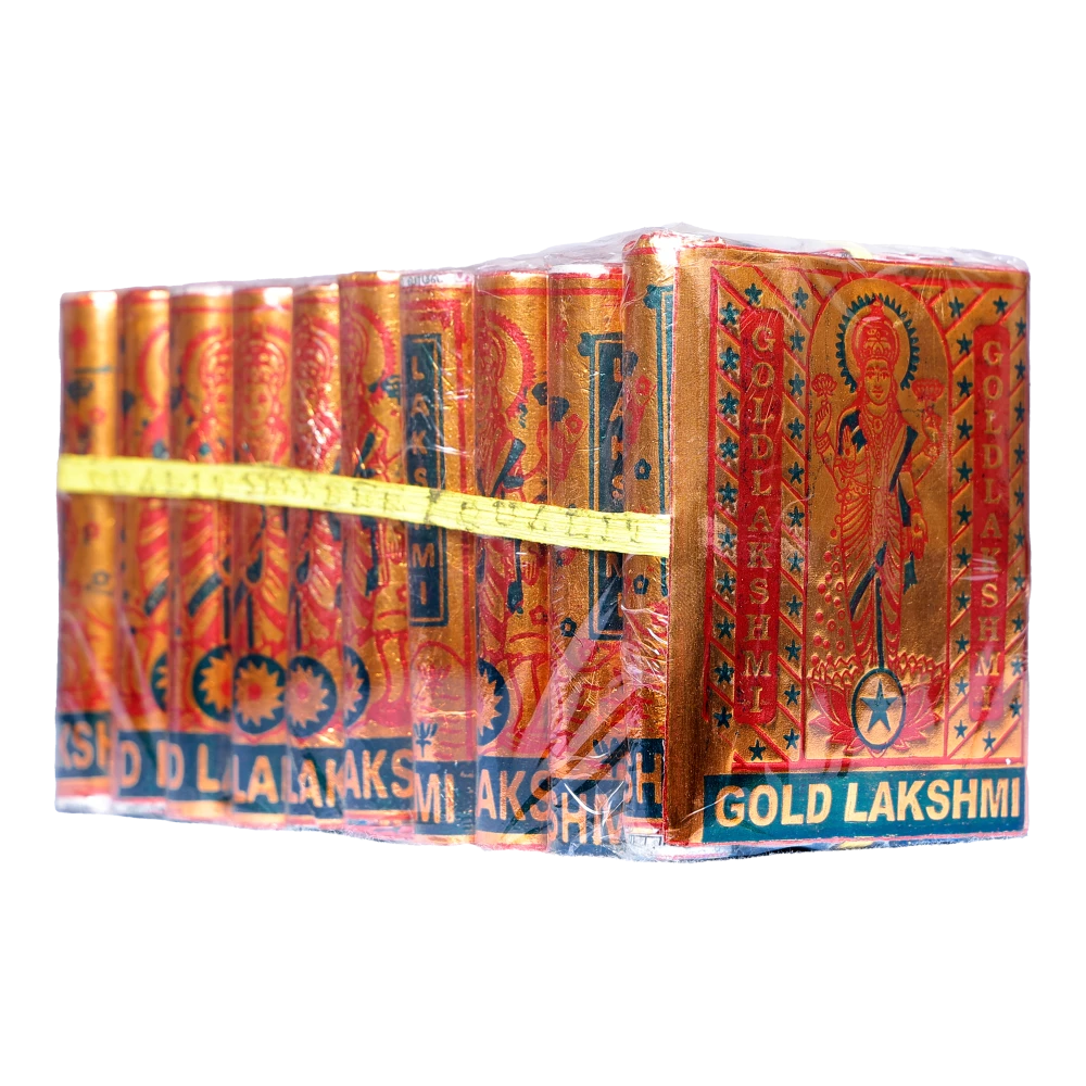 4 Inches Gold Lakshmi Crackers image